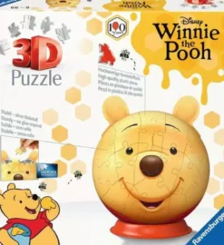 Winnie Pooh With Ears - 3D Puzzel (77 stukjes)