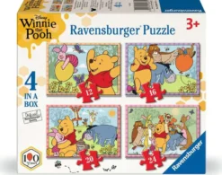 Winnie the Pooh Puzzel (12+16+20+24 stukjes)