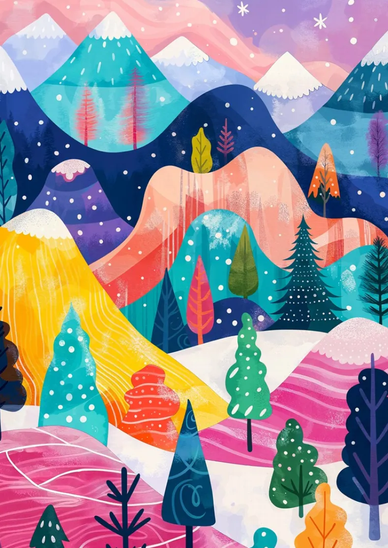Winter’s Palette Puzzel (1000 stukjes)