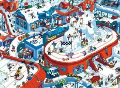 Winter Sport Stadium Puzzel (200 XXL stukjes)