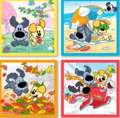 Woezel & Pip - 4 in 1 Puzzel (4 in 1 puzzel)
