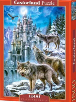 Wolves and Castle Puzzel (1500 stukjes)
