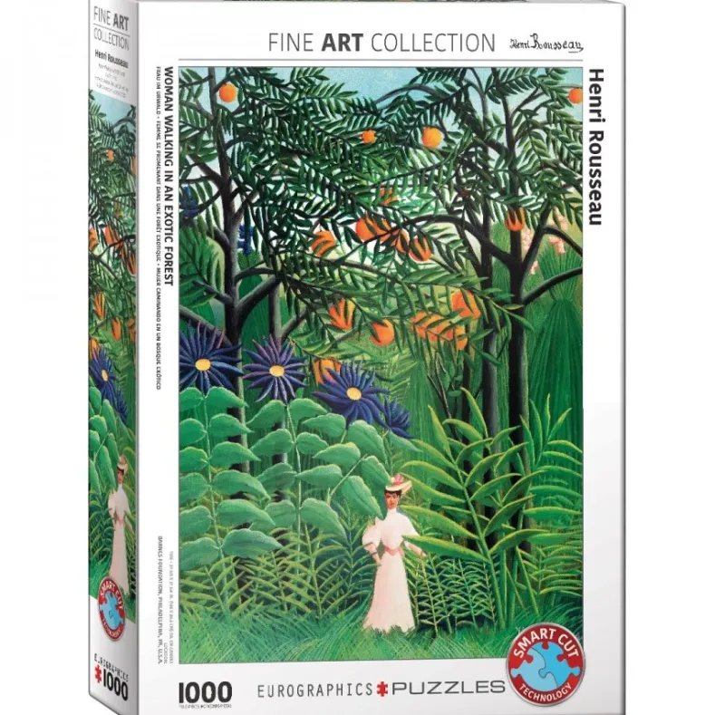 Woman in an Exotic Forest - Henri Rousseau Puzzel (1000 stukjes)