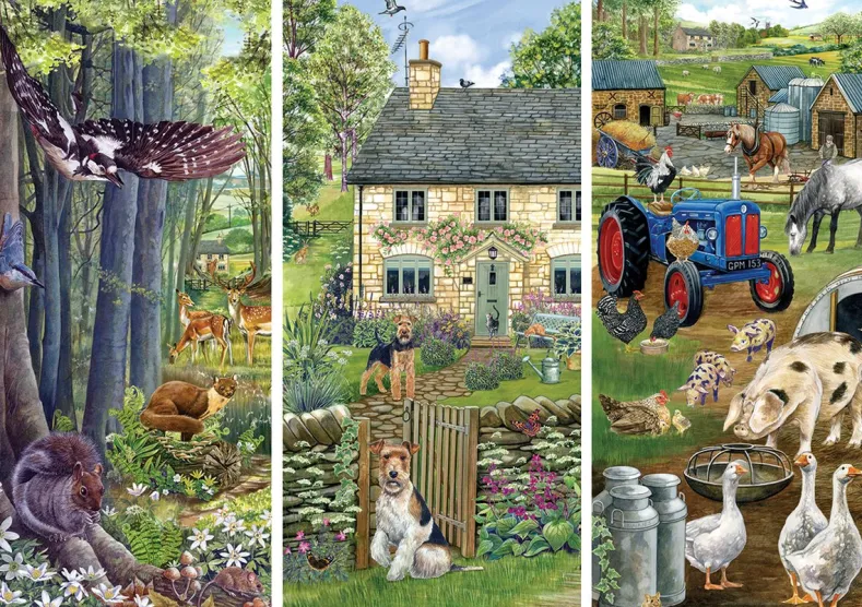 Woodland Farm Puzzel (1000 stukjes)