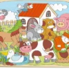 Woody Boerderij Puzzel (9 stukjes)