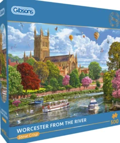 Worcester from the River Puzzel (500 stukjes)