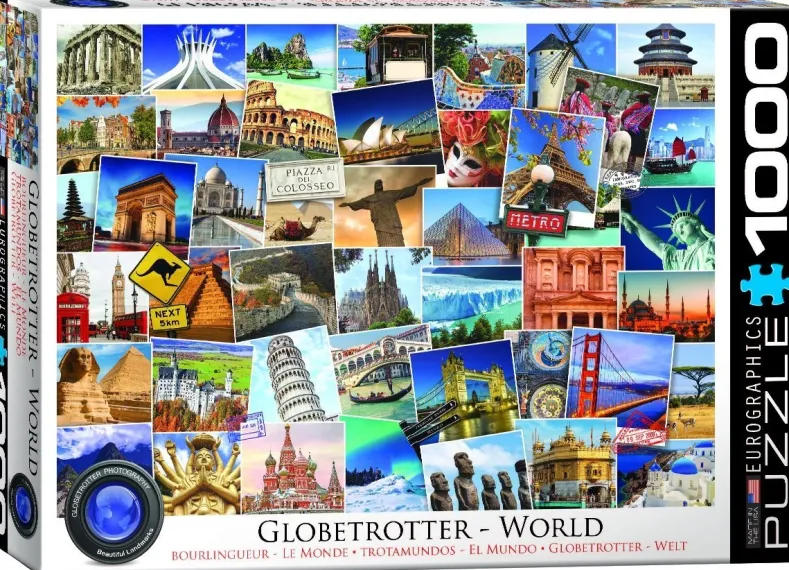 World - Globetrotter Puzzel (1000 stukjes)