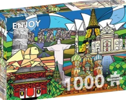 World Landmarks Puzzel (1000 stukjes)
