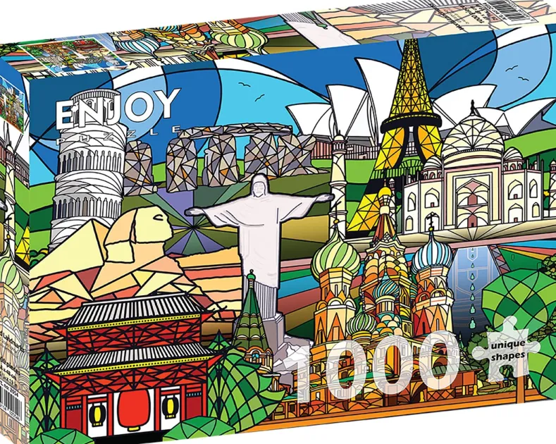 World Landmarks Puzzel (1000 stukjes)