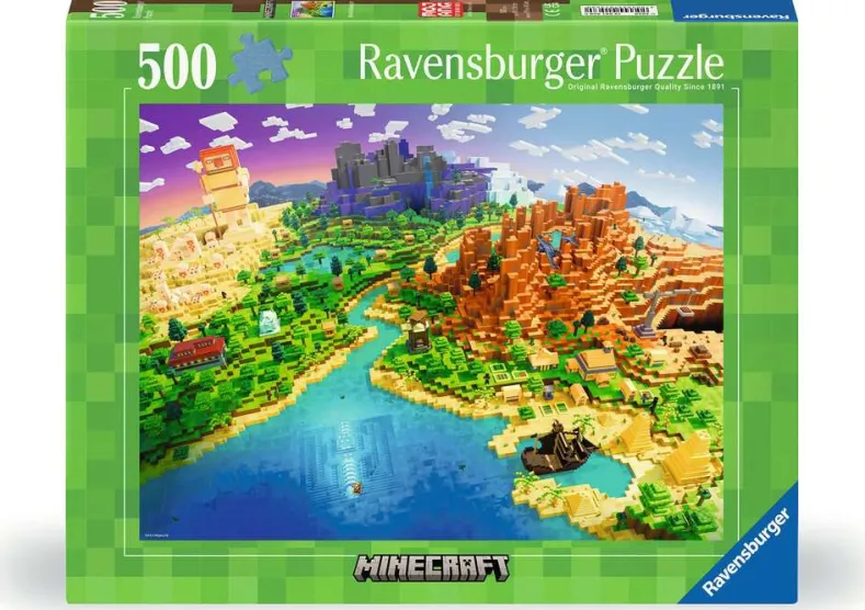 World of Minecraft Puzzel (500 stukjes)