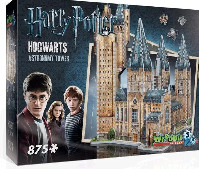 Wrebbit 3D Puzzel - Harry Potter Hogwarts Astronomy Tower (875 stukjes)