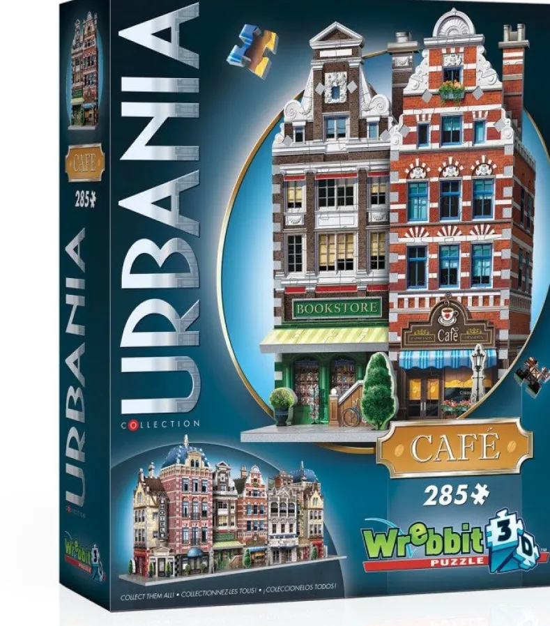 Wrebbit 3D Puzzel - Urbania Café (285 stukjes)