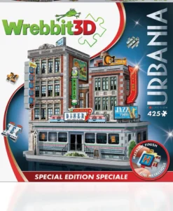 Wrebbit 3D Puzzel - Urbania Retropolis 1950’s Diner (425 stukjes)
