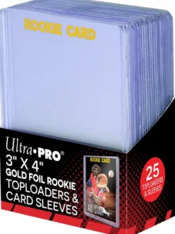 3" X 4" Rookie 35PT Toploader & Sleeves (25 stuks)