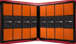 Zippered 12-Pocket Pro-Binder - Rood